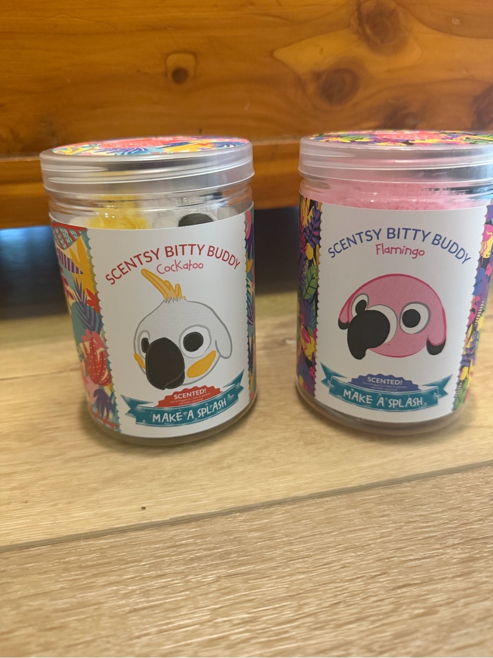 Scentsy Bitty Buddy Scented Wax Buddies - Cockatoo & Flamingo